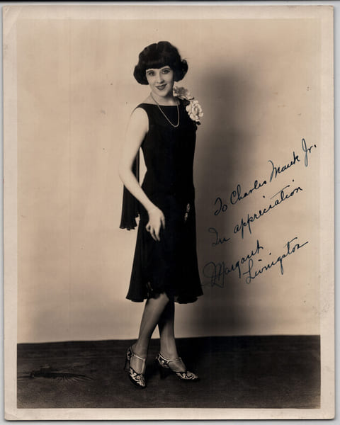 Margaret Livingston - Grande Photographie avec d&eacute;dicace autographe sign&eacute;e. Margaret Livingston