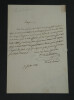 &Eacute;mile de la B&Eacute;DOLLI&Egrave;RE - LETTRE AUTOGRAPHE SIGN&Eacute;E - 1843. &Eacute;mile de la B&Eacute;DOLLI&Egrave;RE