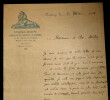 Andr&eacute; G&Eacute;RARDIN, Math&eacute;maticien - LETTRE AUTOGRAPHE SIGN&Eacute;E, 1908. Andr&eacute; G&Eacute;RARDIN