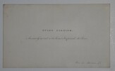 Carte de visite simple. Jules Barbier