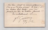 G&eacute;n&eacute;ral Paul-Henri Goetschy - Carte de visite autographe sign&eacute;e - 1912. Paul-Henri Goetschy