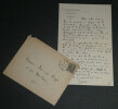 Jean Galtier-Boissi&egrave;re - Lettre autographe sign&eacute;e &agrave; Dominique Braga - 1919. Jean Galtier-Boissi&egrave;re