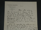 Jean Galtier-Boissi&egrave;re - Lettre autographe sign&eacute;e &agrave; Dominique Braga - 1919. Jean Galtier-Boissi&egrave;re