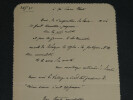 Louis ARTUS - LETTRE AUTOGRAPHE SIGN&Eacute;E &Agrave; Pierre LHOSTE "Le sens des mots" 1935. Louis ARTUS