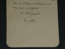 Louis ARTUS - LETTRE AUTOGRAPHE SIGN&Eacute;E &Agrave; Pierre LHOSTE "Le sens des mots" 1935. Louis ARTUS