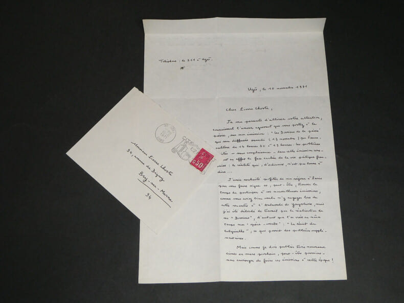 Marc ALYN - LETTRE AUTOGRAPHE SIGN&Eacute;E &Agrave; Pierre LHOSTE - 1971. Marc ALYN