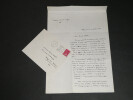 Marc ALYN - LETTRE AUTOGRAPHE SIGN&Eacute;E &Agrave; Pierre LHOSTE - 1971. Marc ALYN