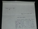 Marc ALYN - LETTRE AUTOGRAPHE SIGN&Eacute;E &Agrave; Pierre LHOSTE - 1971. Marc ALYN