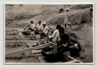 Photographie argentique Années 60 Madagascar travail des femmes