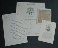 Albert BARRÉ - Lettre autographe signée - Pièces de théâtre - 1889