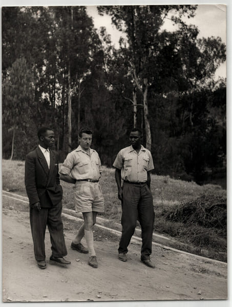Photographie argentique de 1960 Rwanda Gr&eacute;goire Kayibanda Ind&eacute;pendance. 