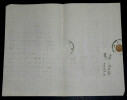 Ludovic VITET - LETTRE AUTOGRAPHE SIGN&Eacute;E. Ludovic Vitet