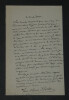 Luc Olivier MERSON - TR&Egrave;S BELLE LETTRE AUTOGRAPHE SIGN&Eacute;E DE CONDOL&Eacute;ANCES. Luc-Olivier MERSON