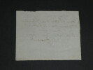 Joseph-Marie de Gerando - Billet autographe sign&eacute; - R&eacute;volution La terreur - 1793. Joseph-Marie de Gerando