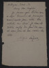 Alfred POIZAT - LETTRE AUTOGRAPHE SIGN&Eacute;E A Jean RAVENNES, Aubagne, 1921. Alfred POIZAT