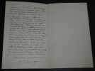 Paul-&Eacute;mile JAVARY, Ing&eacute;nieur - LETTRE AUTOGRAPHE SIGN&Eacute;E, 1901. Paul-&Eacute;mile JAVARY