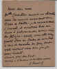 Pierre PUVIS DE CHAVANNES carte lettre autographe sign&eacute;e &agrave; DURAND TAHIER peintre. Pierre PUVIS DE CHAVANNES