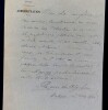 Jacques DES GACHONS, Ecrivain - LETTRE AUTOGRAPHE SIGN&Eacute;E, 1890. Jacques DES GACHONS