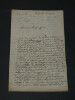 Joseph Marant - L.A.S. - Diatribe contre le clerg&eacute; vosgien - 1791. Joseph Marant
