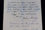 Octave FEUILLET, Romancier - LETTRE AUTOGRAPHE SIGN&Eacute;E, 1893. Octave FEUILLET
