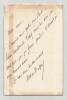 Albert Delpit - auteur dramatique - Lettre autographe sign&eacute;e &agrave; un ami. Albert Delpit