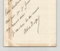 Albert Delpit - auteur dramatique - Lettre autographe sign&eacute;e &agrave; un ami. Albert Delpit