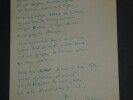 Louis AMADE PO&Egrave;ME AUTOGRAPHE SIGN&Eacute; PATRIOTIQUE "Ceux qui restent debout" 1952. Louis AMADE