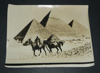 Photographie noir et Blanc d'époque années 70 STERN, Pyramides de Gizeh, Egypte
