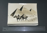 Photographie noir et Blanc d'époque années 70 STERN, Pyramides de Gizeh, Egypte