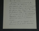 Octave AUBRY - LETTRE AUTOGRAPHE SIGN&Eacute;E &Agrave; Pierre LHOSTE - Napol&eacute;on - 1938. Octave AUBRY