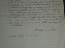 Marius L&eacute;on CLADEL, Sculpteur - LETTRE AUTOGRAPHE SIGN&Eacute;E, 1930. Marius L&eacute;on CLADEL