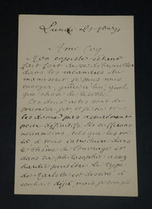 Émile BERGERAT - LETTRE AUTOGRAPHE SIGNÉE À COQUELIN AÎNÉ - 2 pages 1891