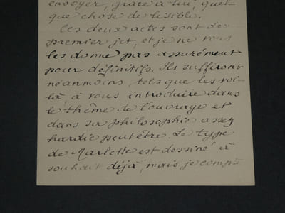 Émile BERGERAT - LETTRE AUTOGRAPHE SIGNÉE À COQUELIN AÎNÉ - 2 pages 1891