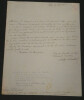 G&eacute;rard de Lally-Tollendal - L.A.S. adress&eacute;e &agrave; la marquise de Dolomieu - 1825. G&eacute;rard de Lally-Tollendal