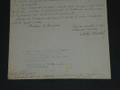 G&eacute;rard de Lally-Tollendal - L.A.S. adress&eacute;e &agrave; la marquise de Dolomieu - 1825. G&eacute;rard de Lally-Tollendal