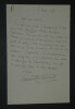 Edmond HARAUCOURT, Po&egrave;te - LETTRE AUTOGRAPHE SIGN&Eacute;E, 1924. Edmond HARAUCOURT