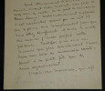 Jeanne LANDRE, Journaliste - LETTRE AUTOGRAPHE SIGN&Eacute;E &agrave; Pierre DAUZE, 1909. Jeanne LANDRE