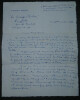 Charles BARZEL - LETTRE AUTOGRAPHE SIGN&Eacute;E, Le Camp Bolin, 1933. Charles Barzel