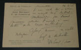 Pierre de LABRIOLLE, Philologue - CARTE LETTRE AUTOGRAPHE SIGN&Eacute;E, 1906, Fribourg. Pierre de LABRIOLLE
