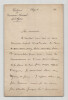 Jules Cambon - LETTRE AUTOGRAPHE SIGN&Eacute;E - 1896. Jules Cambon