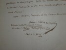 LETTRE AUTOGRAPHE SIGNEE, JOURNAL LOIRET, PARIS 1863. Octave Lacroix de Crespel