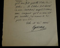 Camille Christophe GERONO, LETTRE AUTOGRAPHE SIGN&Eacute;E A Charles-Ange LAISANT, 1880. Camille Christophe GERONO