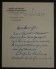 L&eacute;on XANROF, compositeur - CARTE-LETTRE AUTOGRAPHE SIGN&Eacute;E. L&eacute;on XANROF