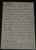 Jean Wladimir BIENSTOCK - LETTRE AUTOGRAPHE SIGN&Eacute;E sur la soci&eacute;t&eacute;, 1907, 4 pages. BIENSTOCK Jean Wladimir