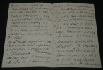 Jean Wladimir BIENSTOCK - LETTRE AUTOGRAPHE SIGN&Eacute;E sur la soci&eacute;t&eacute;, 1907, 4 pages. BIENSTOCK Jean Wladimir
