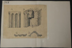 Hypoth&egrave;ses sur l'origine des gravures de Triglyphe - Dessin original sign&eacute;. Louis Henri Laffill&eacute;e
