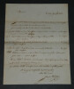 Franz H&Uuml;NTEN Compositeur et pianiste - LETTRE AUTOGRAPHE SIGN&Eacute;E &Agrave; Heugel 1851. Franz H&Uuml;NTEN