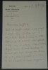 Ren&eacute; DOUMIC - LETTRE AUTOGRAPHE SIGN&Eacute;E Article CANDIDE diner de la revue, 1933. Ren&eacute; Doumic