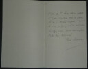 Ren&eacute; DOUMIC - LETTRE AUTOGRAPHE SIGN&Eacute;E Article CANDIDE diner de la revue, 1933. Ren&eacute; Doumic