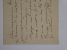 LETTRE AUTOGRAPHE SIGN&Eacute;E DESTIN&Eacute;E A Louis ROBIN, 1927. VIVREL Andr&eacute;-L&eacute;on